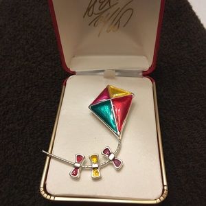 Fun multicoloured kite pin from Lord and Taylor